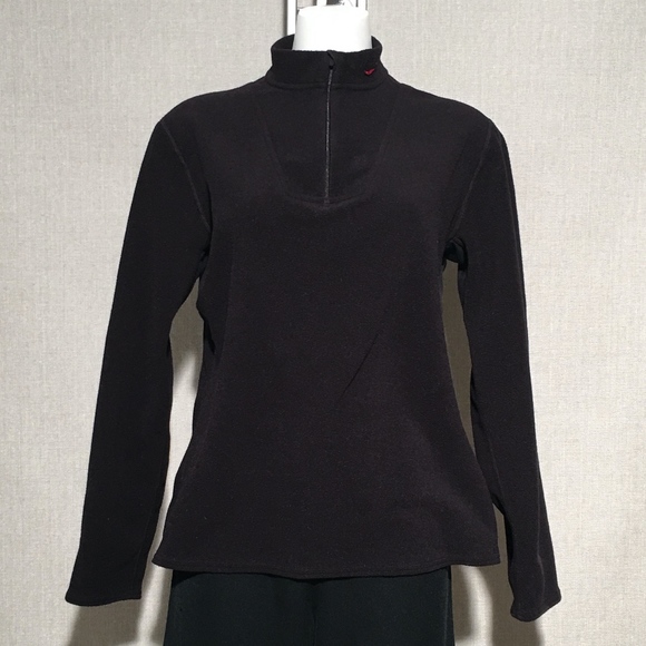 Hot Chilly's Long Sleeve 1/4 Zip Black Top - Picture 1 of 2